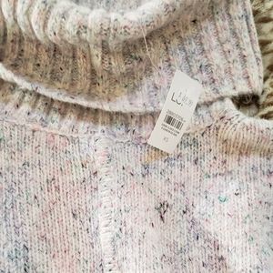 Loft Marlee Turtleneck Oversized Sweater, Size XS, NWT